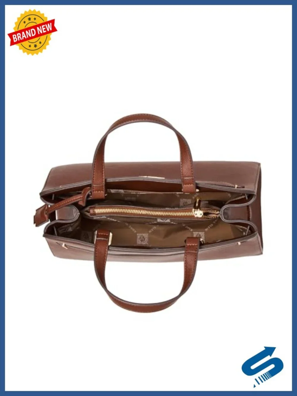 Women's Belted Satchel Handbag with Convertible Strap